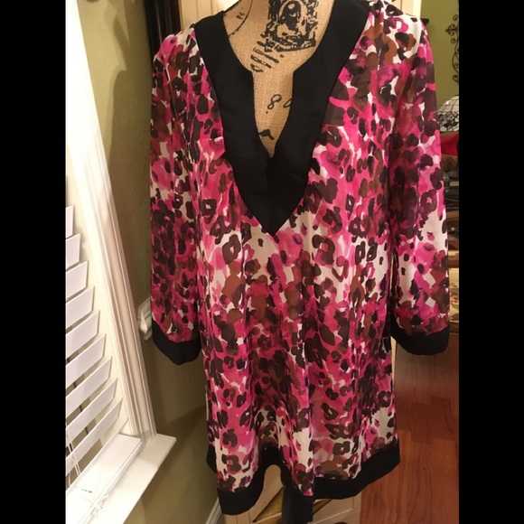 Tessuto Tops - tessuto Cover up or tunic top Size 1X